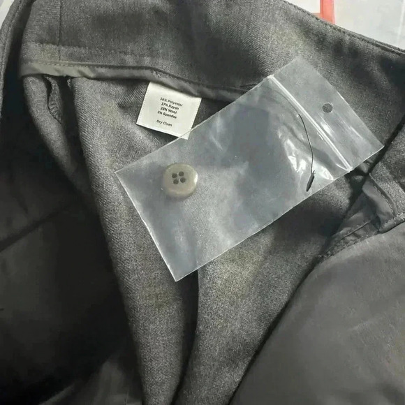 NEW Talbots Women’s 12P Wool Blend Dark Gray Heritage Wide Leg Pants Trousers - Picture 11 of 13